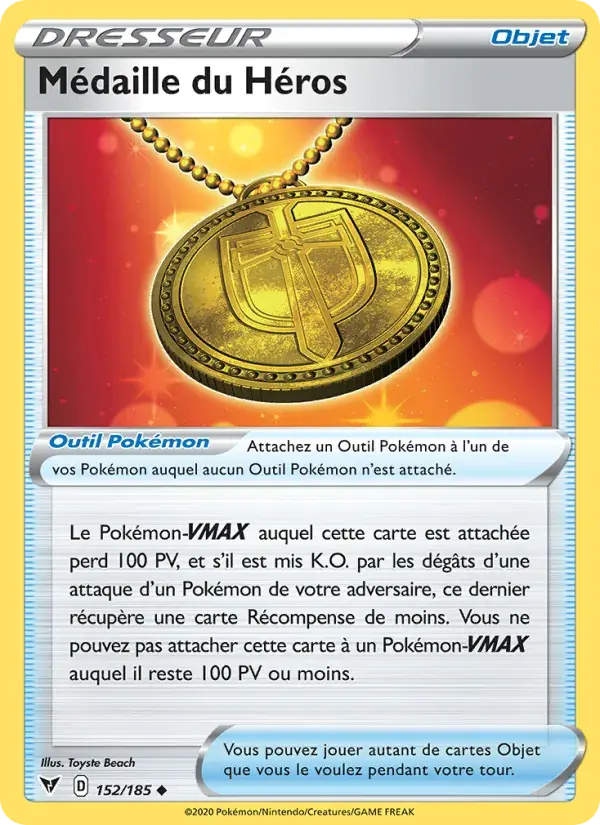 Médaille du Héros - 152/203 - Voltage Éclatant
