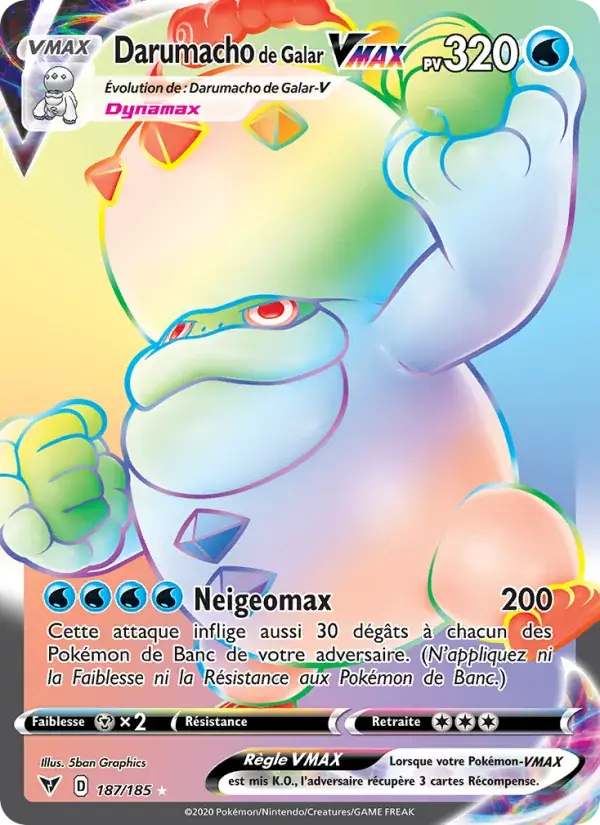 Darumacho de Galar VMAX - 187/203 - Voltage Éclatant