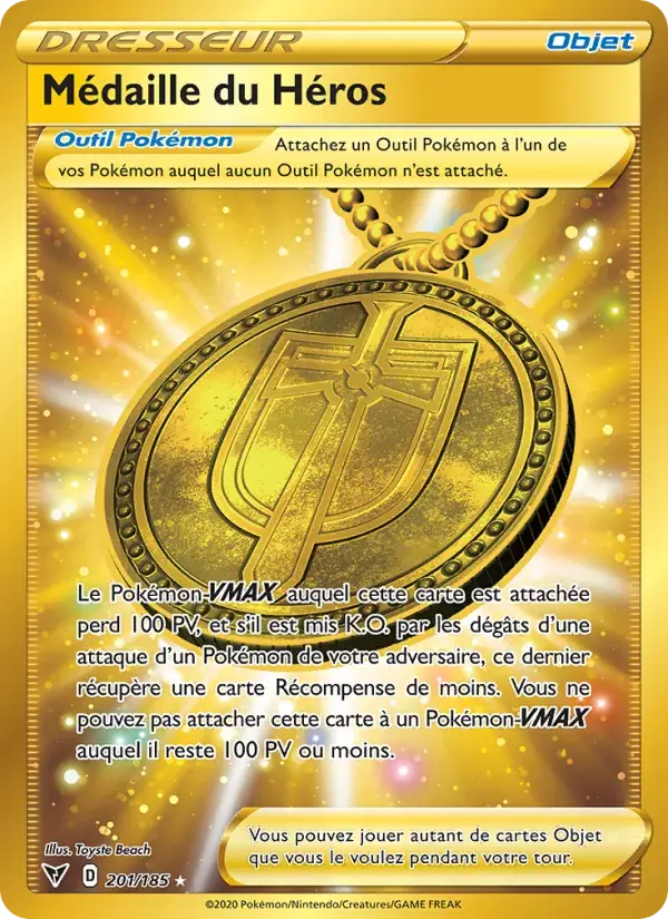 Médaille du Héros - 201/203 - Voltage Éclatant