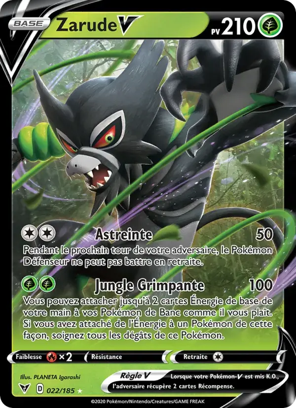 Zarude V - 22/203 - Voltage Éclatant