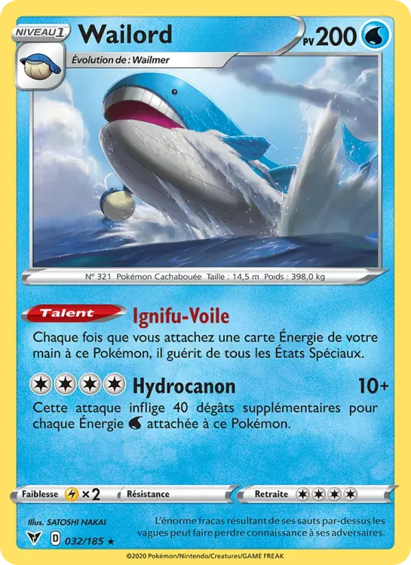Wailord - 32/203 - Voltage Éclatant