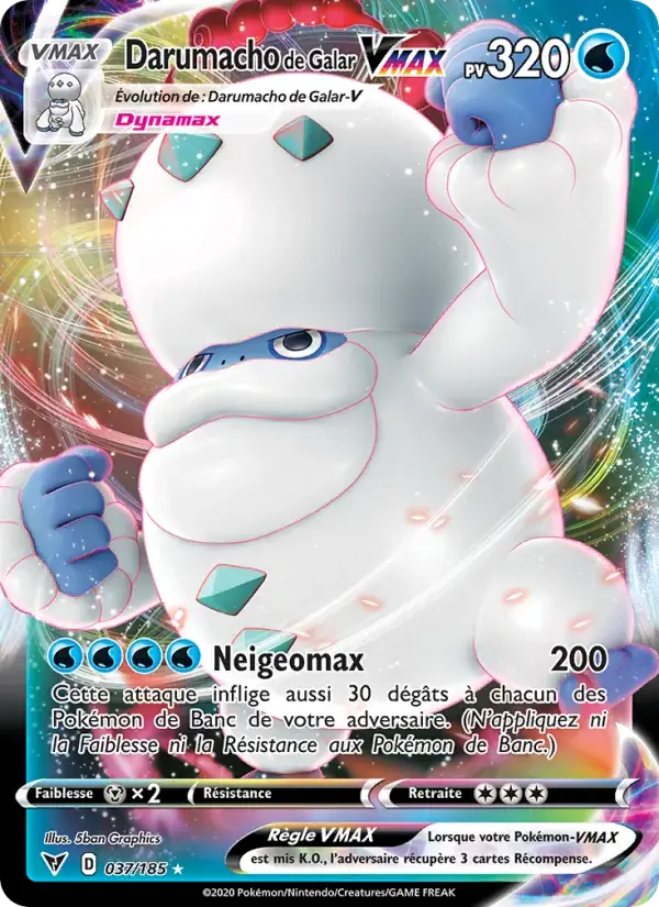 Darumacho de Galar VMAX - 37/203 - Voltage Éclatant