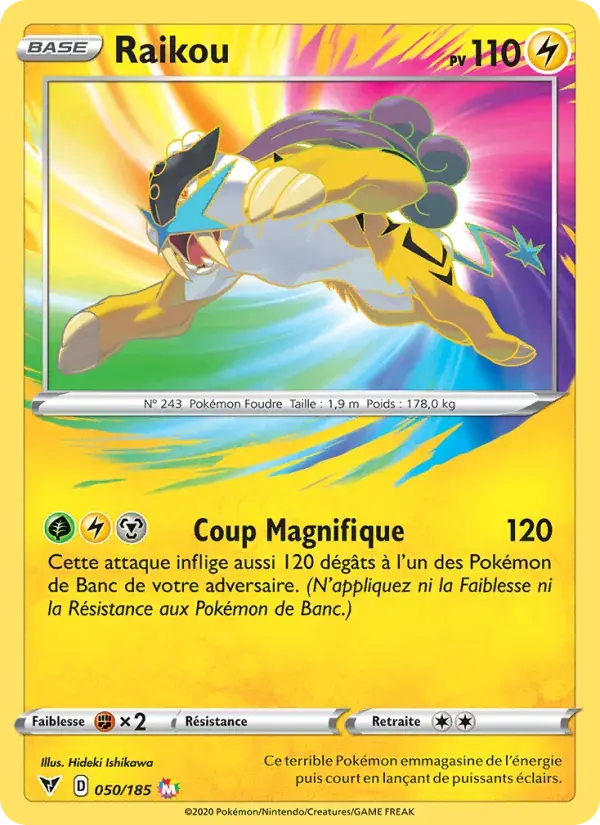 Raikou - 50/203 - Voltage Éclatant