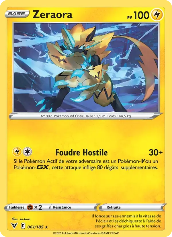 Zeraora - 61/203 - Voltage Éclatant