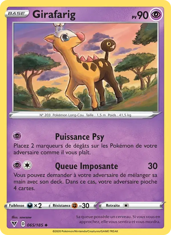 Girafarig - 65/203 - Voltage Éclatant