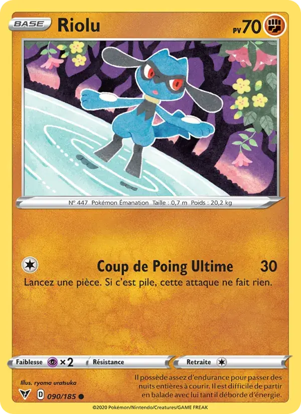 Riolu - 90/203 - Voltage Éclatant