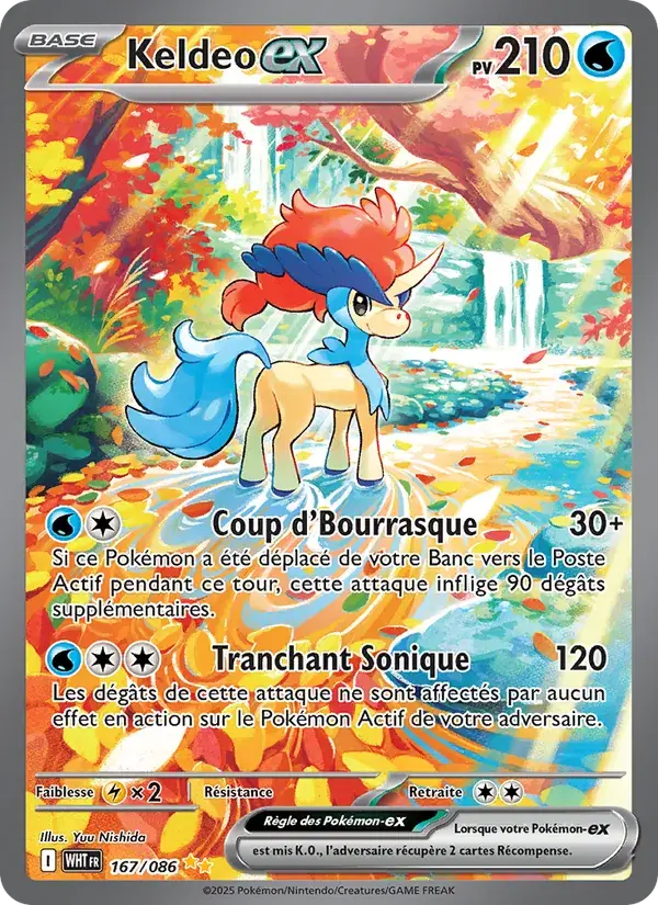 Keldeo-ex - 167/173 - Flamme Blanche