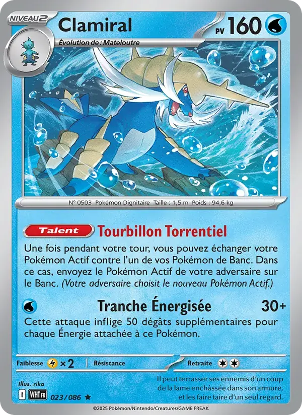 Clamiral - 023/173 - Flamme Blanche