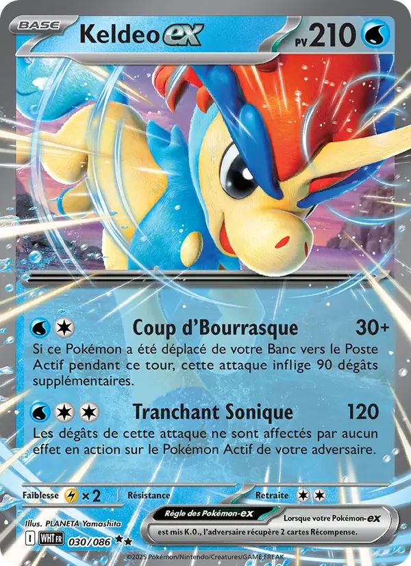 Keldeo-ex - 030/173 - Flamme Blanche