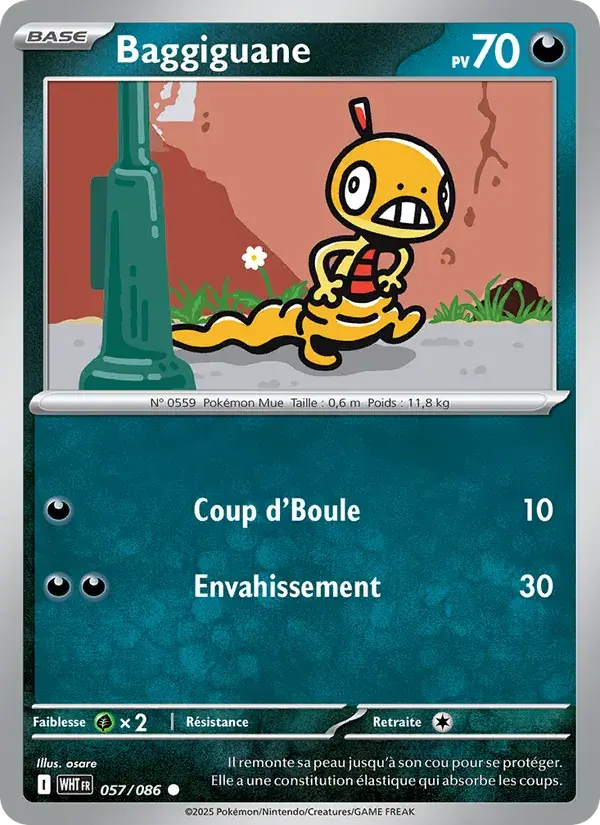 Baggiguane - 057/173 - Flamme Blanche