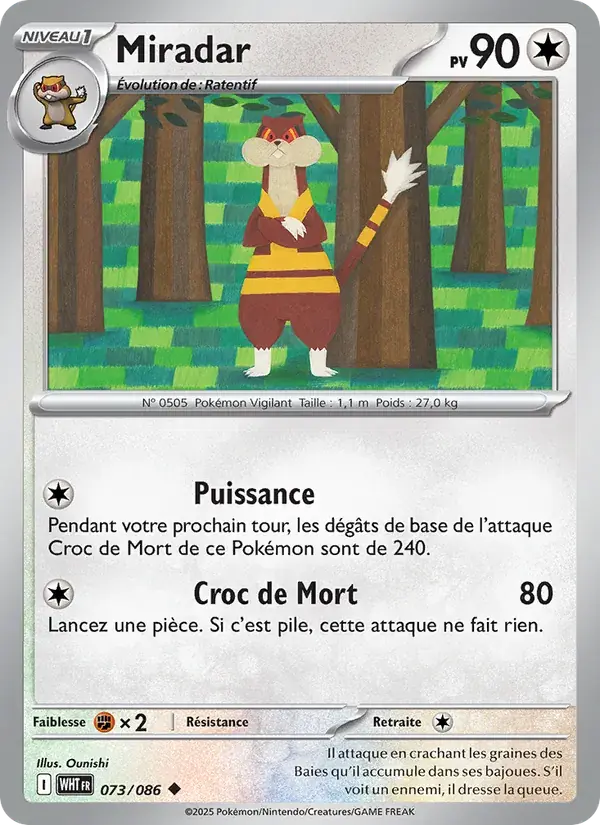 Miradar - 073/173 - Flamme Blanche