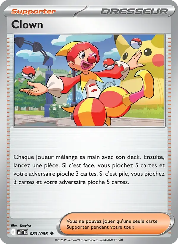 Clown - 083/173 - Flamme Blanche