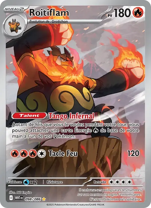 Roitiflam - 098/173 - Flamme Blanche