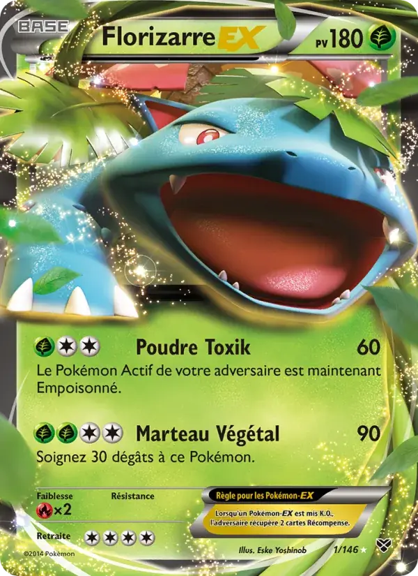Florizarre EX - 1/146 - XY