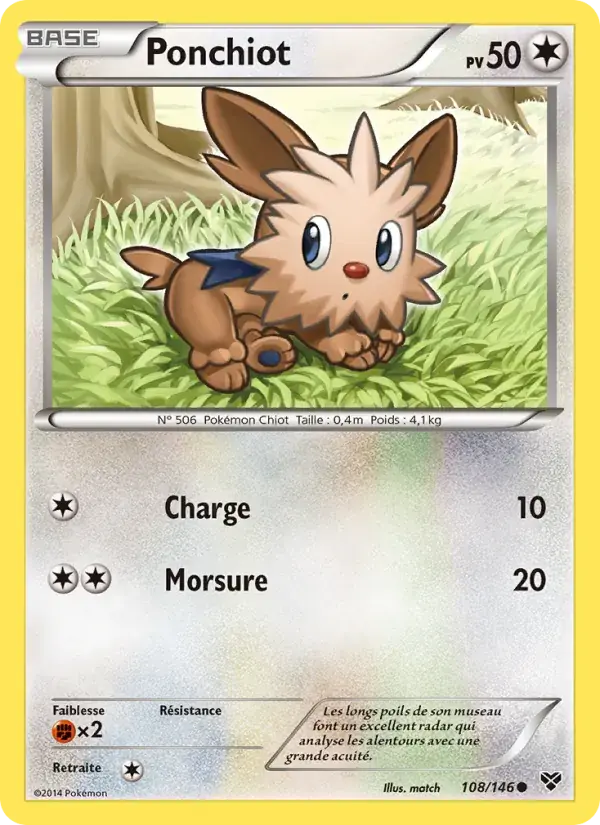 Ponchiot - 108/146 - XY