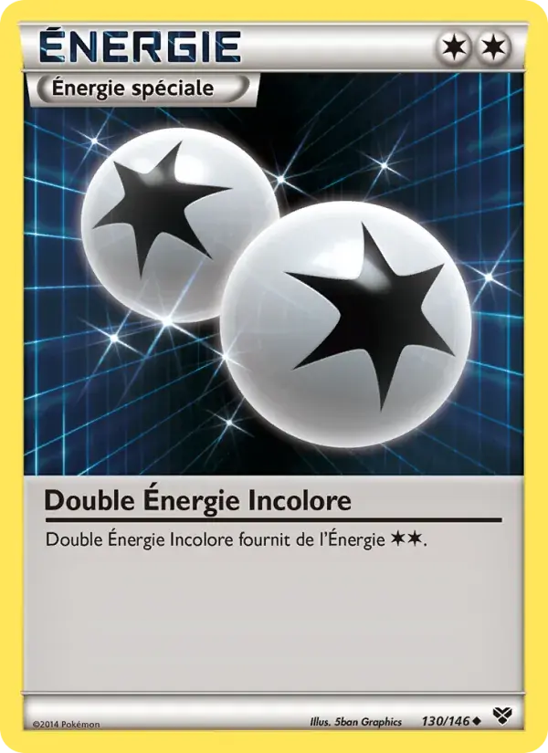 Double Énergie Incolore - 130/146 - XY
