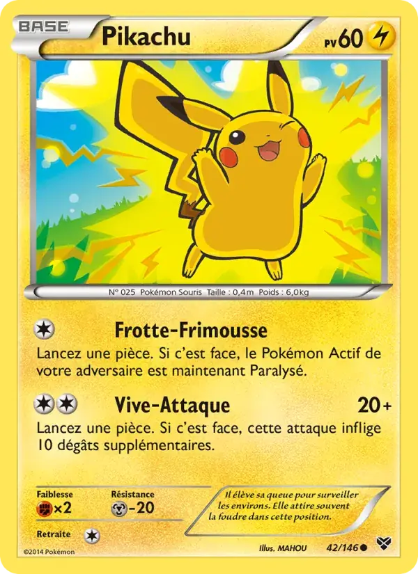 Pikachu - 42/146 - XY
