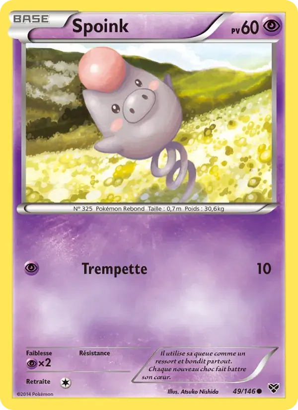 Spoink - 49/146 - XY