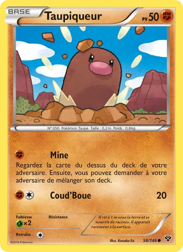 Taupiqueur - 58/146 - XY