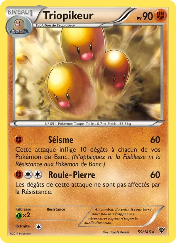 Triopikeur - 59/146 - XY