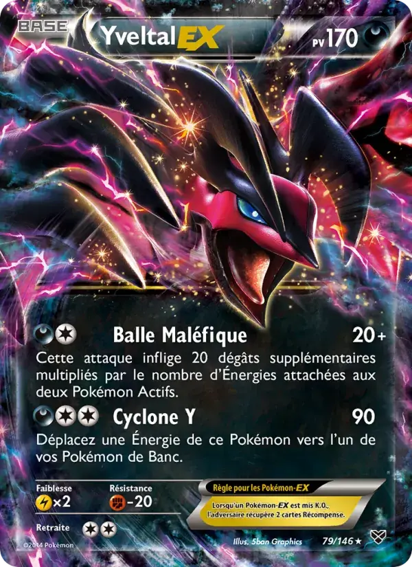 Yveltal EX - 79/146 - XY