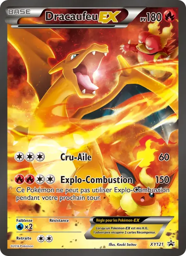 Dracaufeu EX - XY121/216 - Promo XY