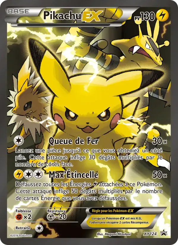 Pikachu EX - XY124/216 - Promo XY