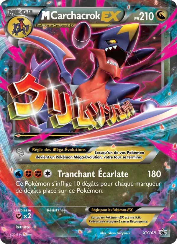 M-Carchacrok-EX - XY168/216 - Promo XY