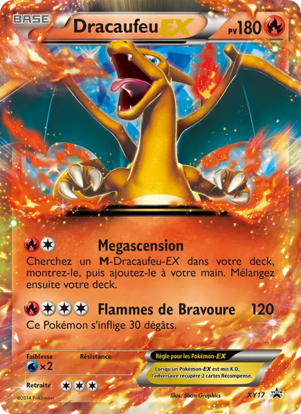 Dracaufeu EX - XY17/216 - Promo XY