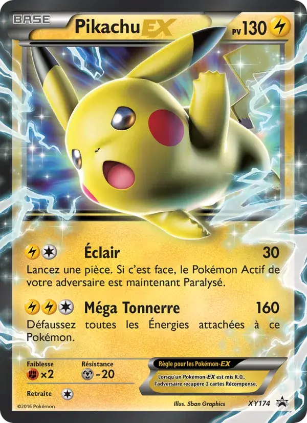 Pikachu-EX - XY174/216 - Promo XY