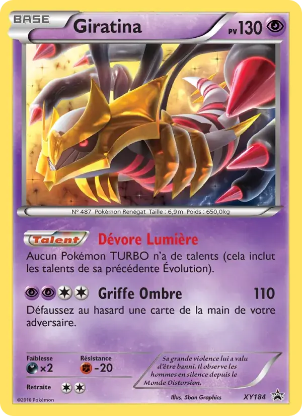 Giratina - XY184/216 - Promo XY