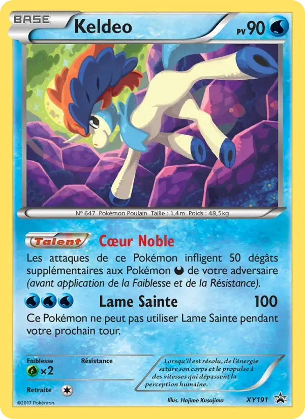 Keldeo - XY191/216 - Promo XY