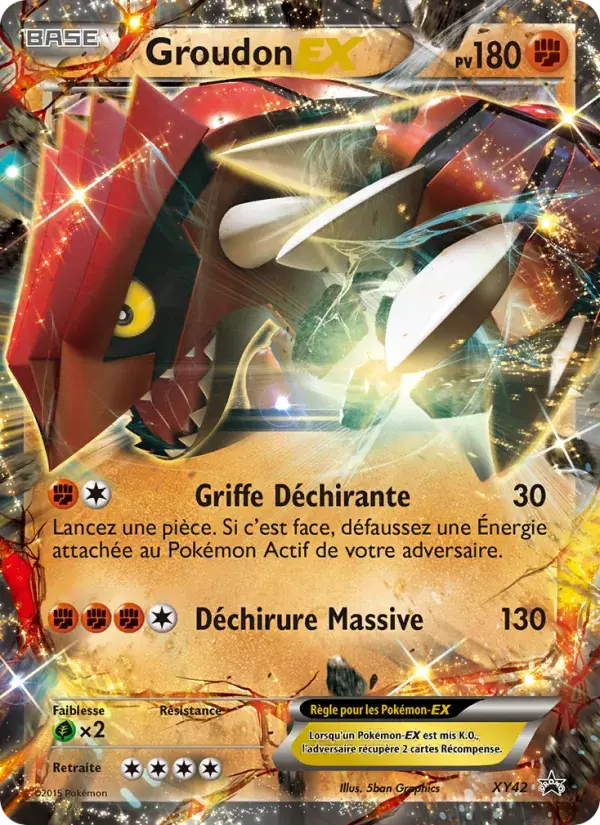 Groudon EX - XY42/216 - Promo XY